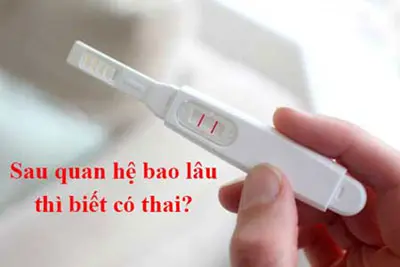 Sau quan hệ bao lâu thì biết có thai