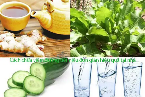 Cách chữa viêm đường tiết niệu đơn giản hiệu quả tại nhà