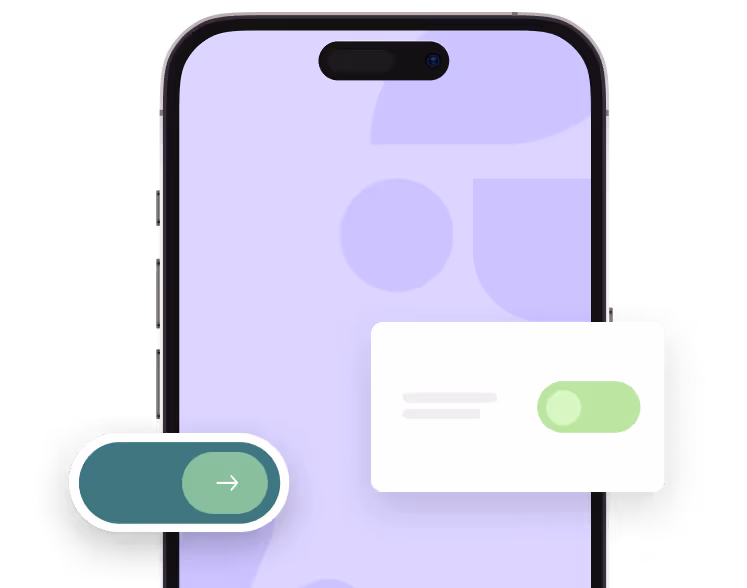 A cartoon phone that is purple, that has many notifications, signifying good marketing