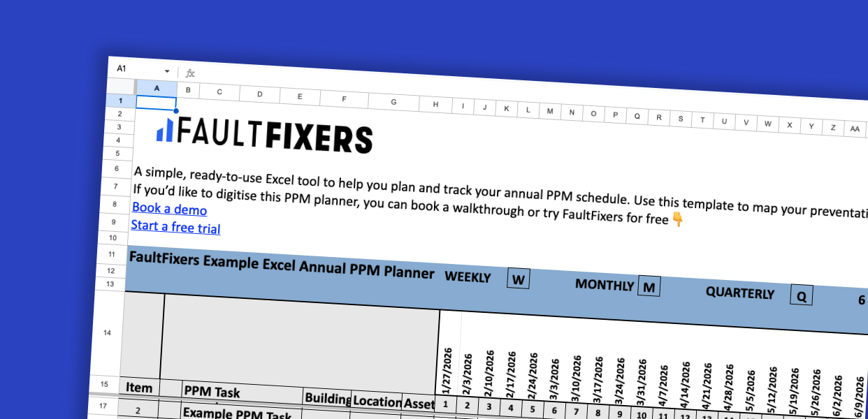 Annual PPM Planner Checklist