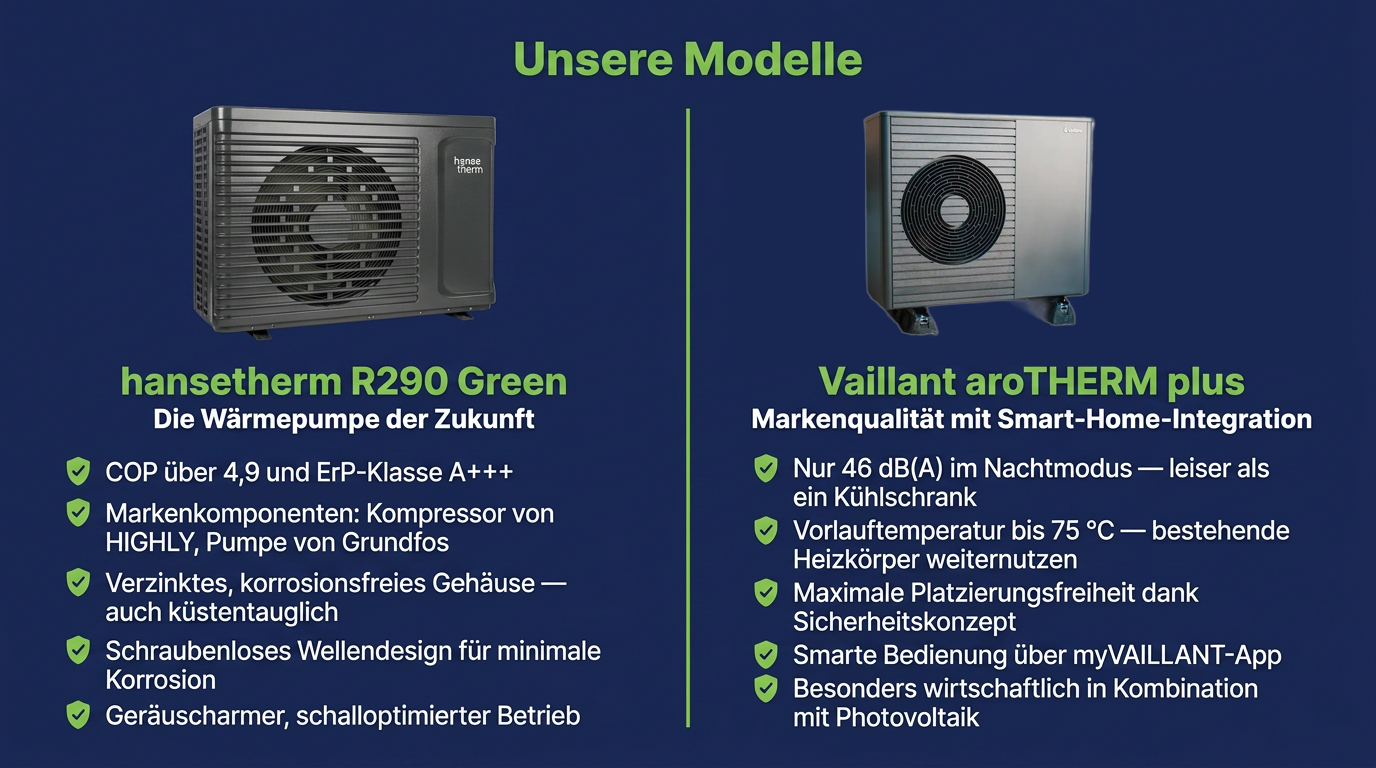 Grafik zu den Wärmepumpen von hansetherm