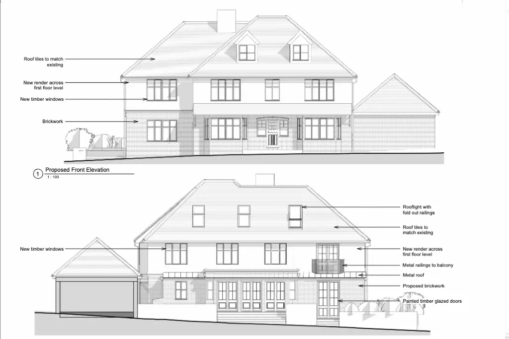 Two-Storey Side Extension To A 1930s House In Kent
