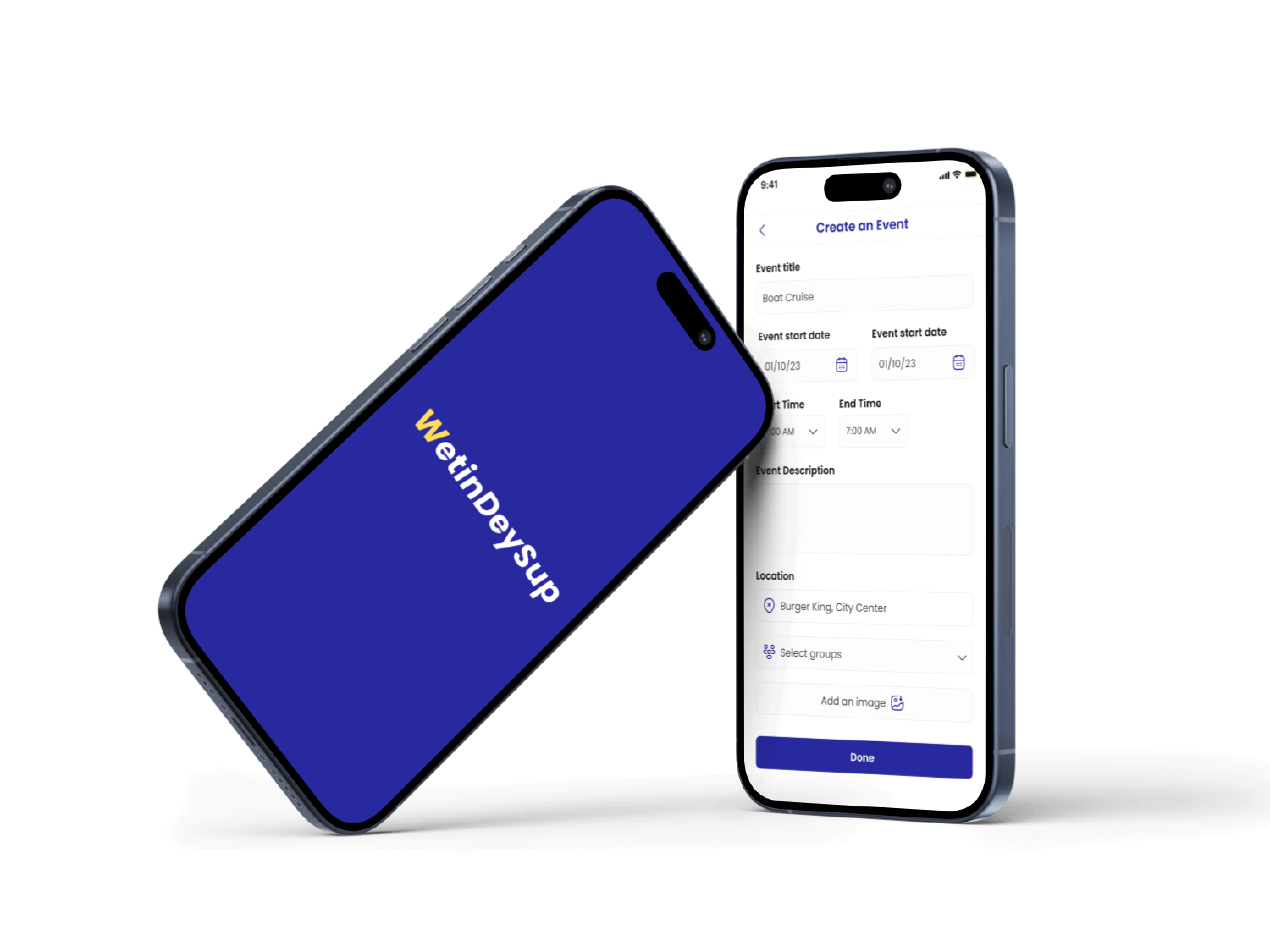 wetindeysup app in iphone 15 mockup