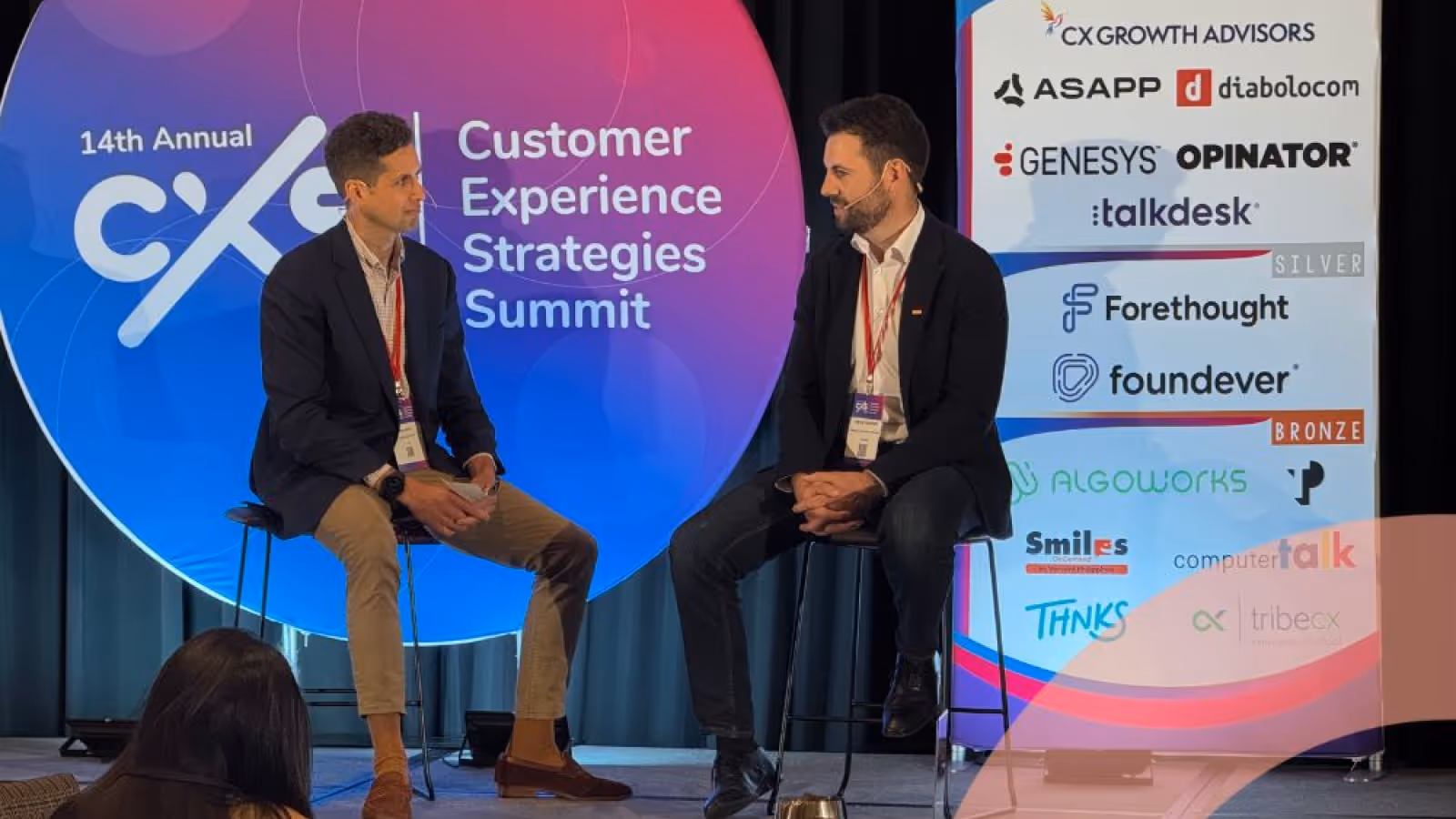 Picture taken on the Customer Experience Strategies Summit.
