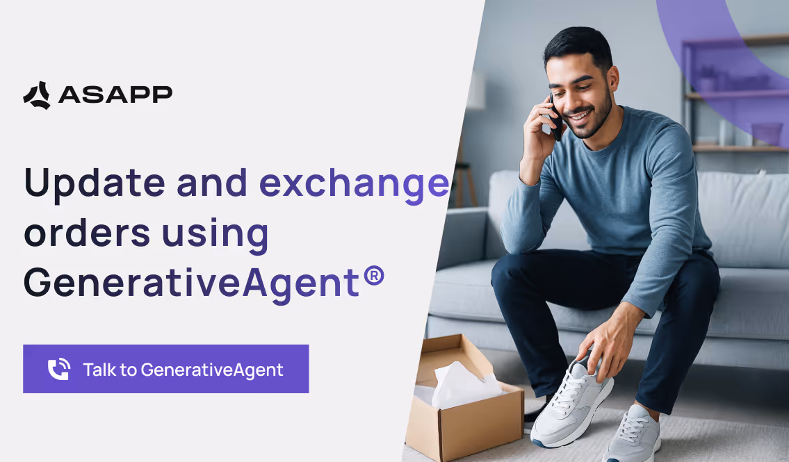 Update and exchange orders using GenerativeAgent thumbnail.