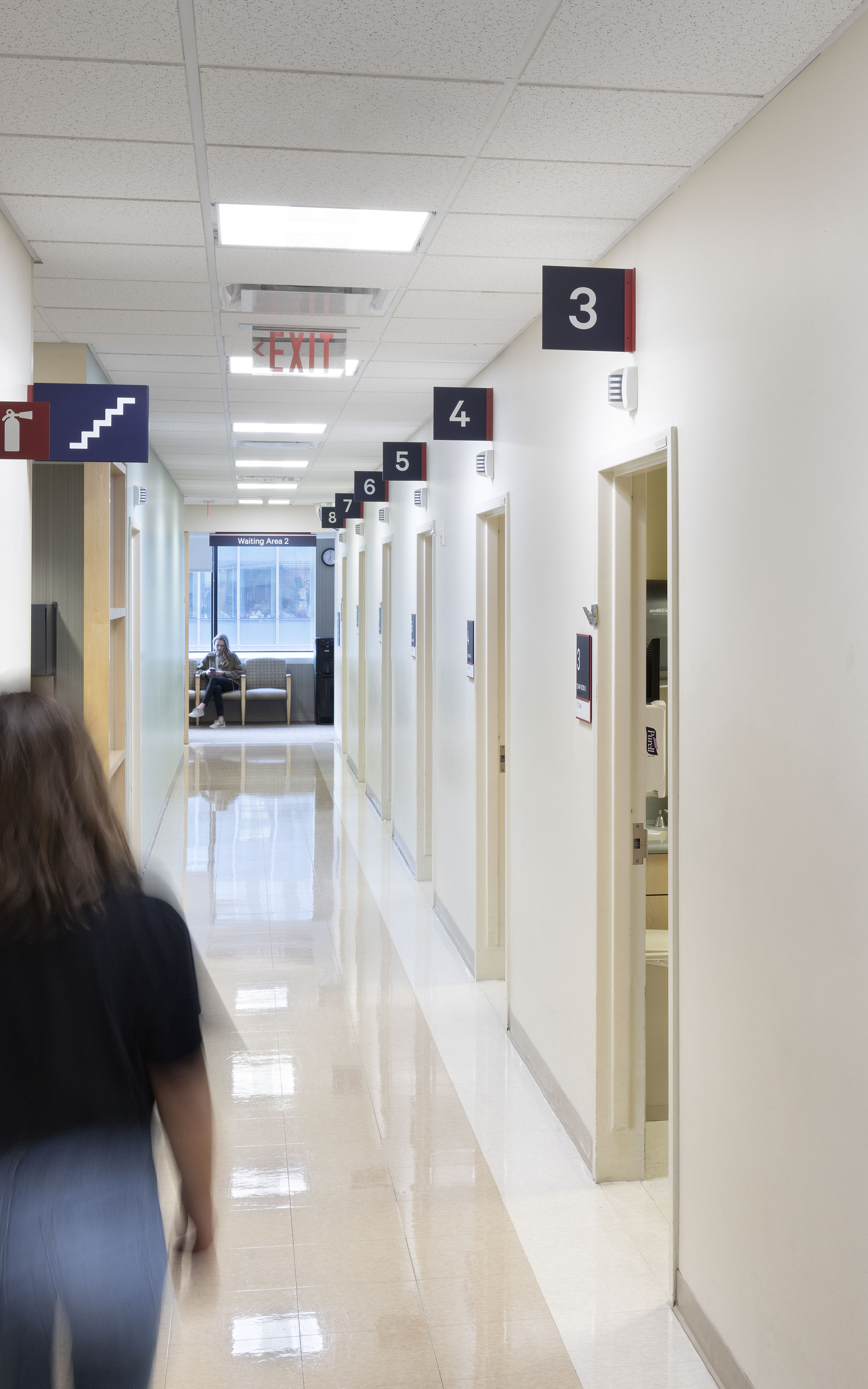 Penn Medicine flag-mounted signage, designed by Two Twelve