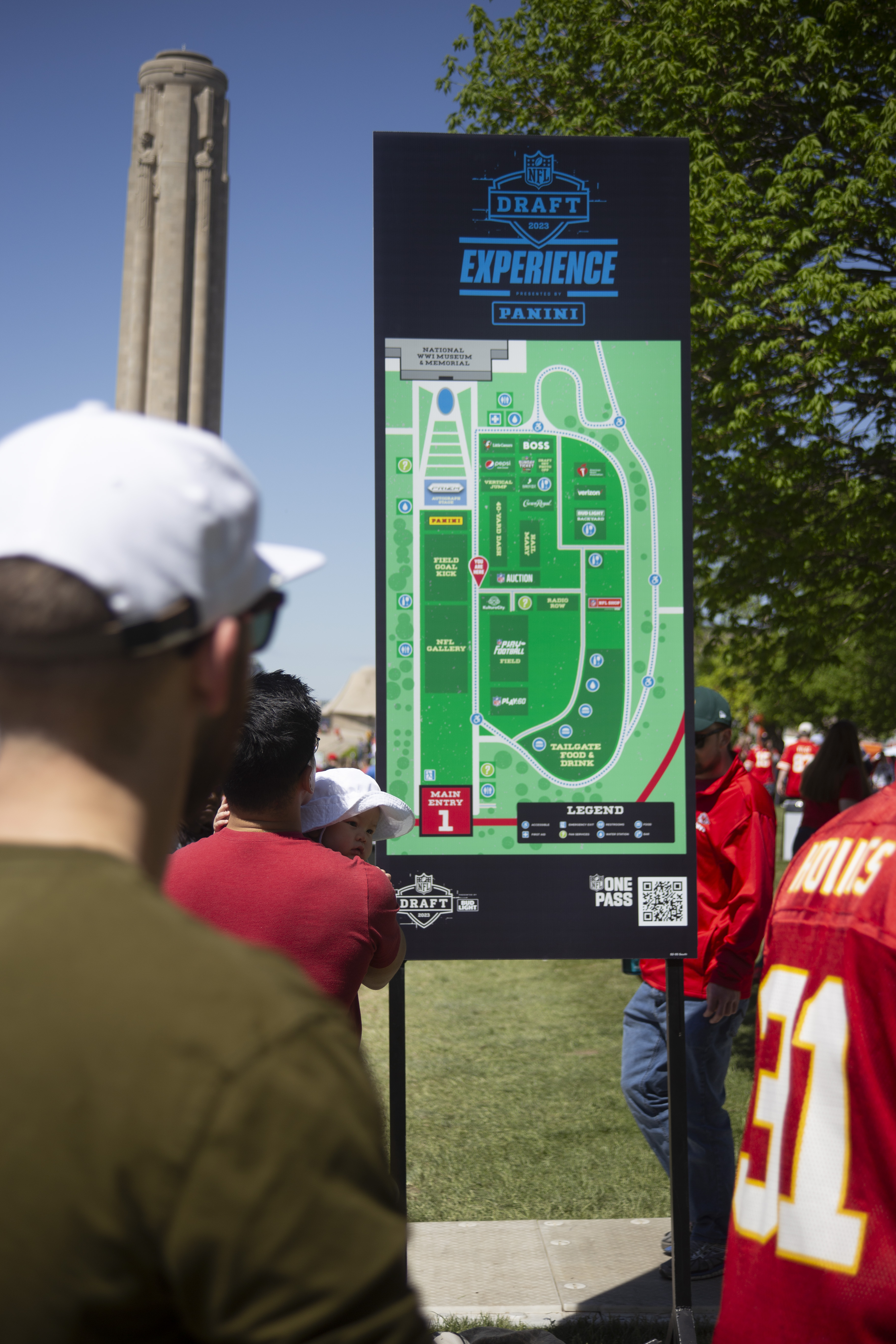 2023 NFL Kansas City Draft custom site map, designed by Two Twelve