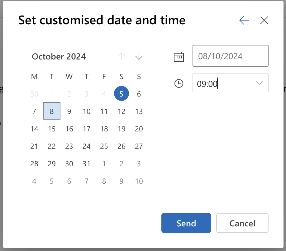  Scheduling-Example-Email-in-Outlook-with-updated-date-and-time‍