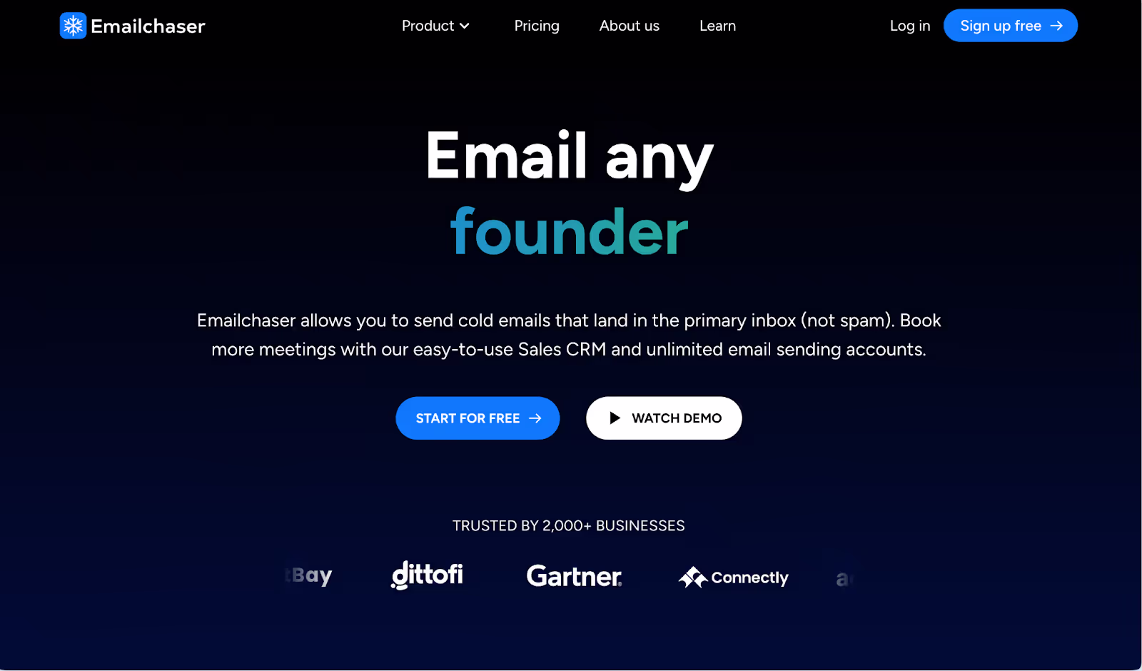 Emailchaser Homepage