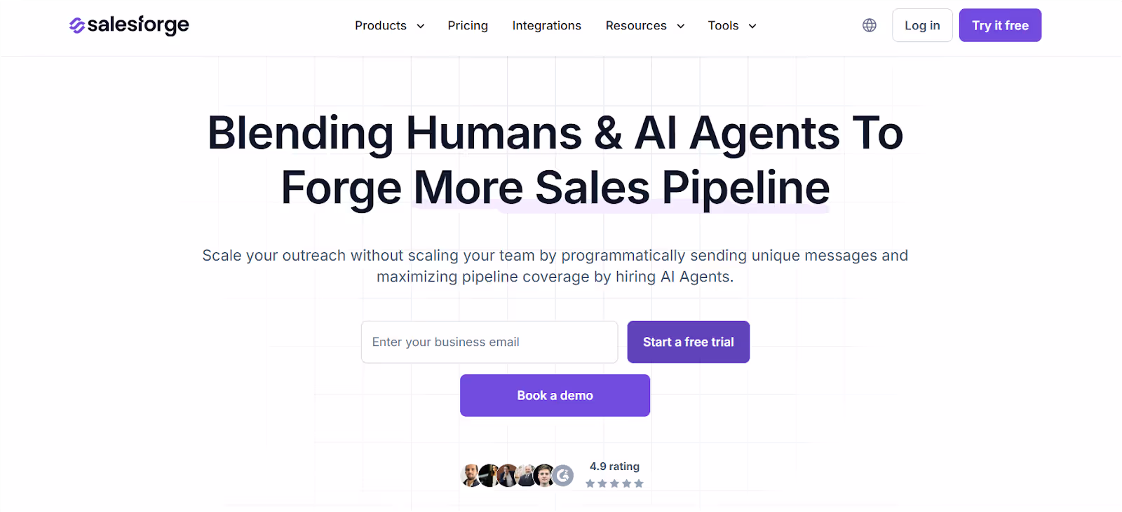 Salesforge.ai Homepage