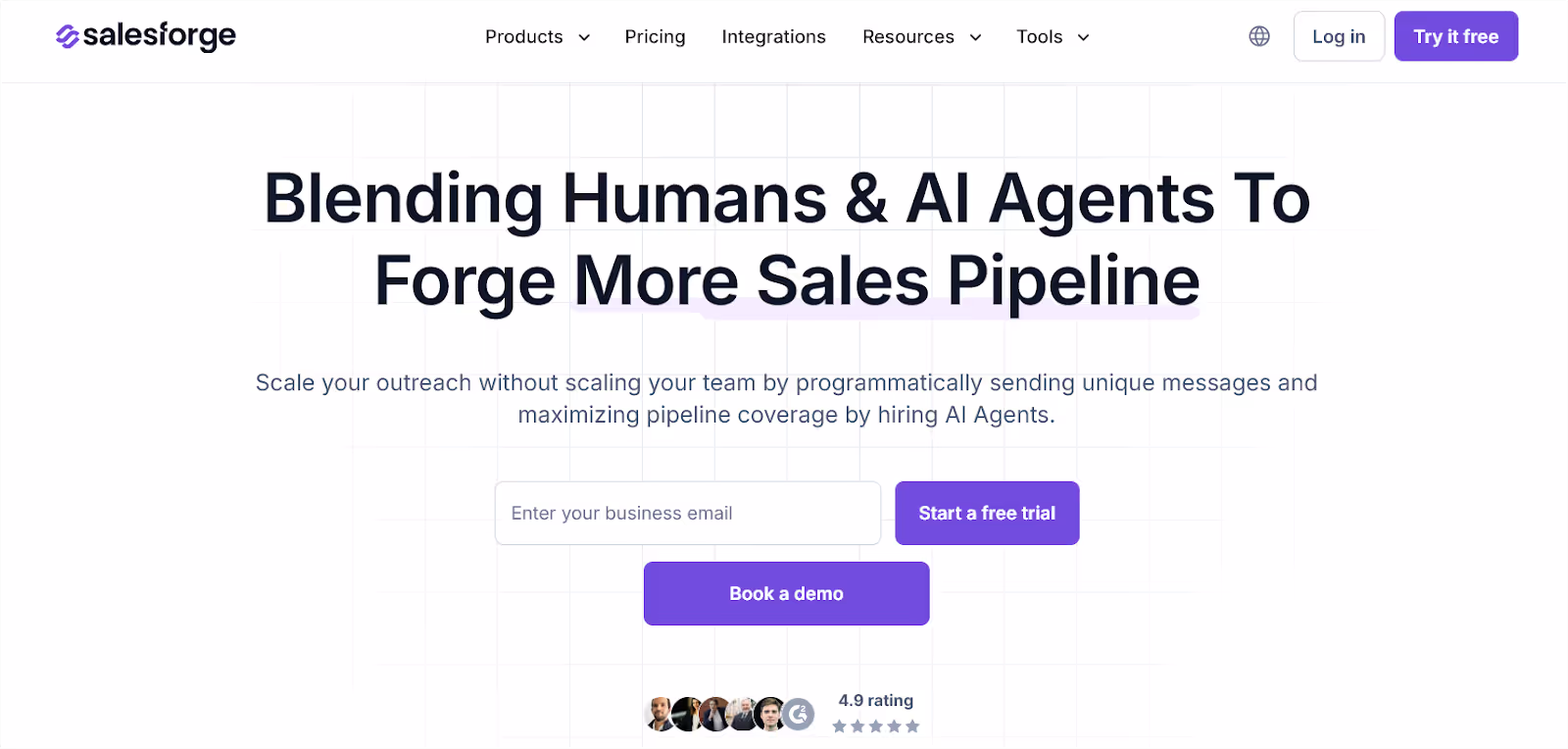 Salesforge Homepage