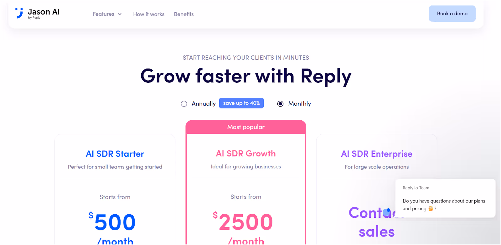 Jason AI Pricing