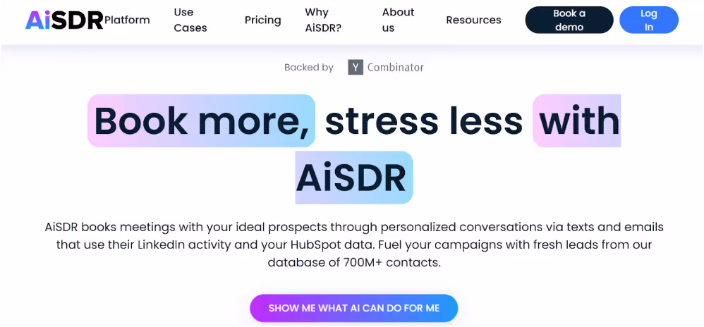 AiSDR Homepage