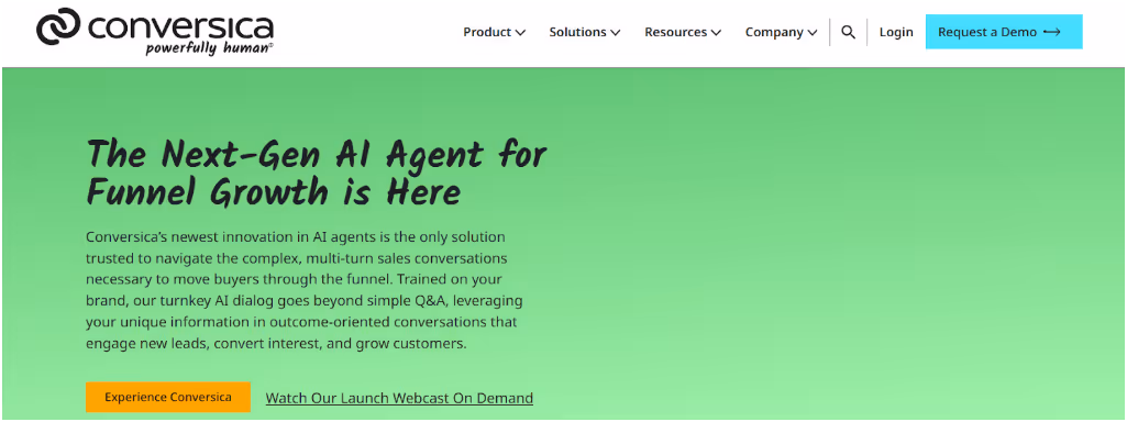 Conversica Homepage