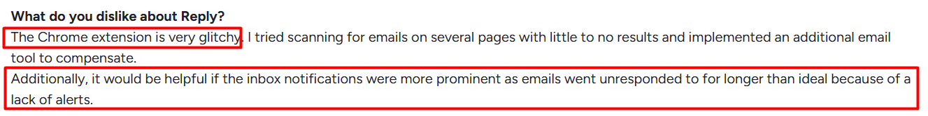 Reply.io G2 reviews 
