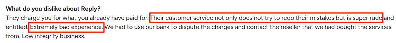 Reply.io G2 reviews 