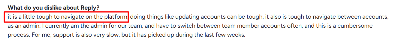 Reply.io G2 reviews 
