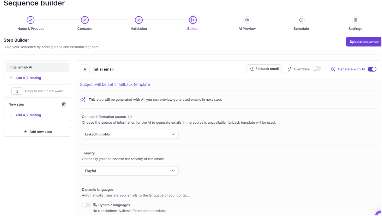 Personalize your Campaigns at Salesforge