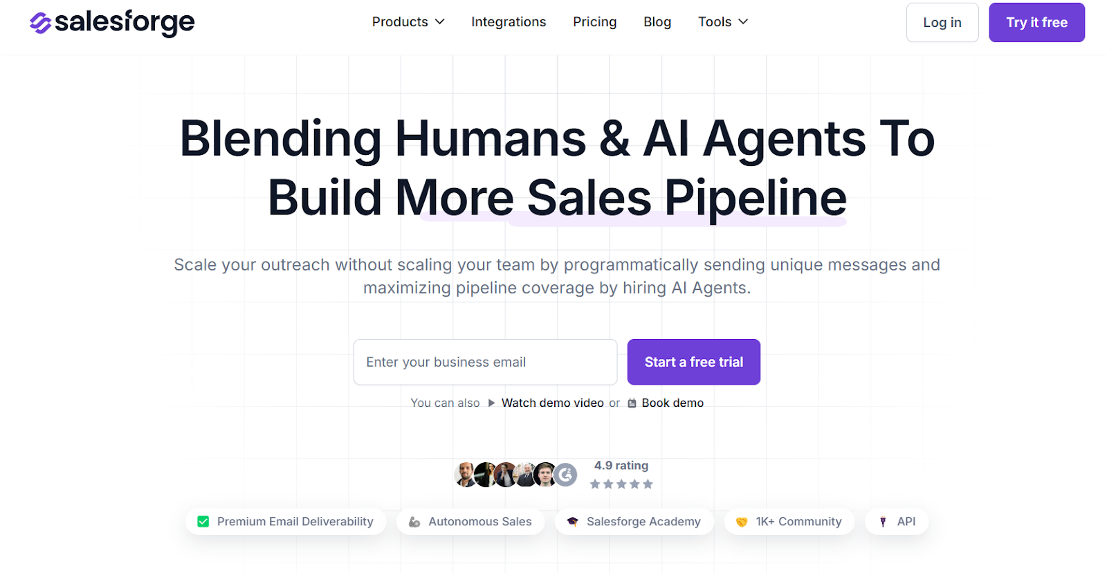 Salesforge Homepage