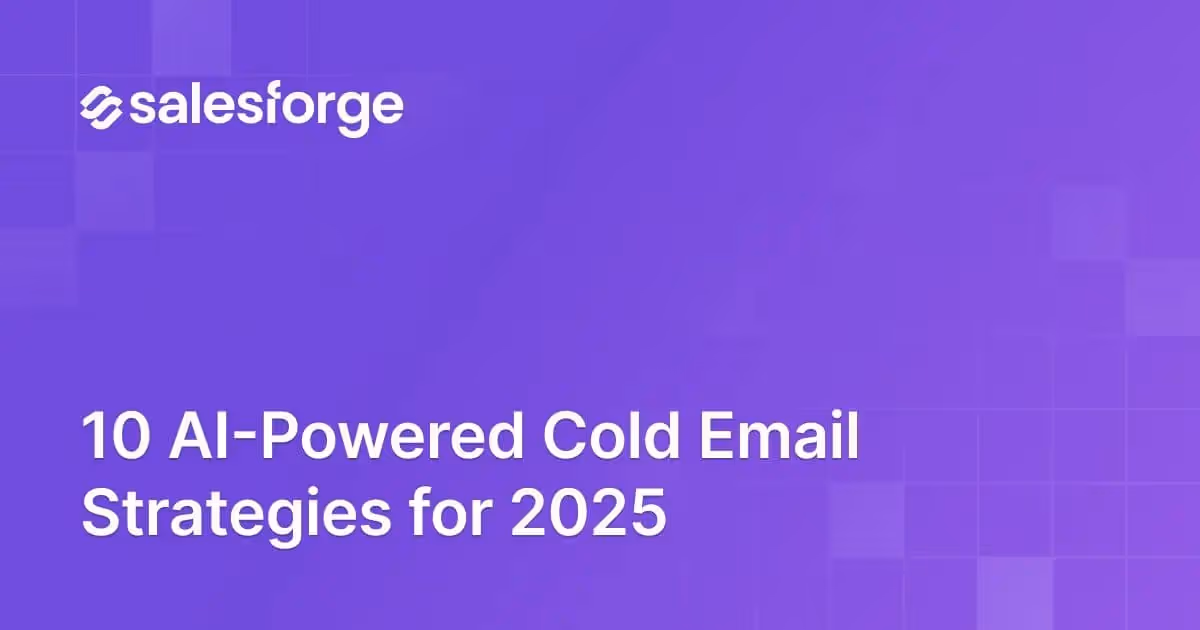 10 AI-Powered Cold Email Strategies for 2025