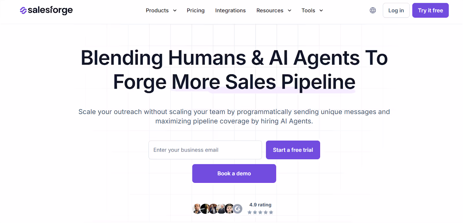 Salesforge Homepage