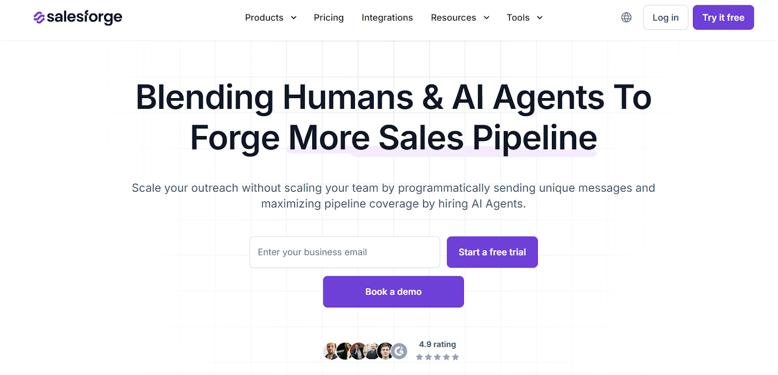 Salesforge Homepage