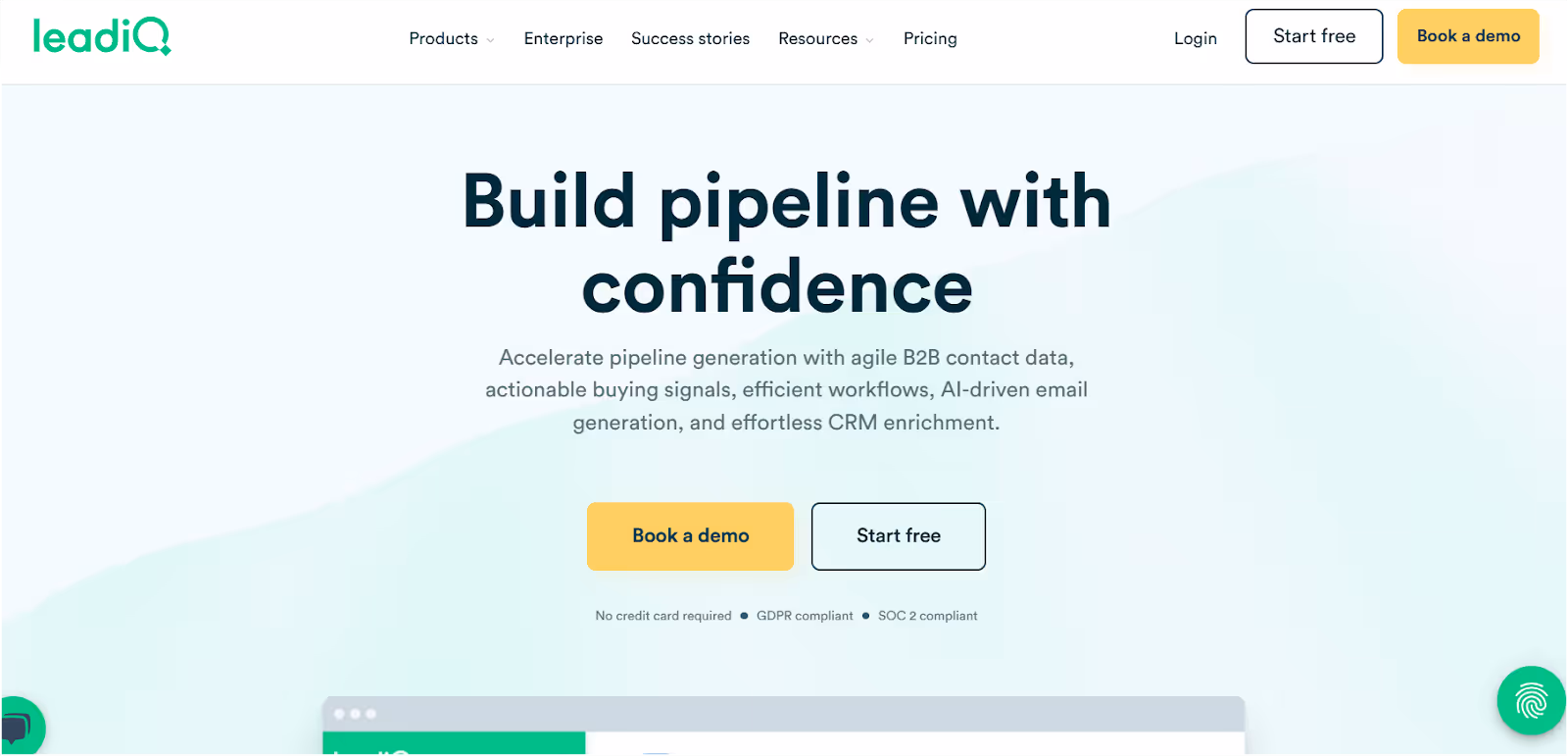 LeadIQ Homepage