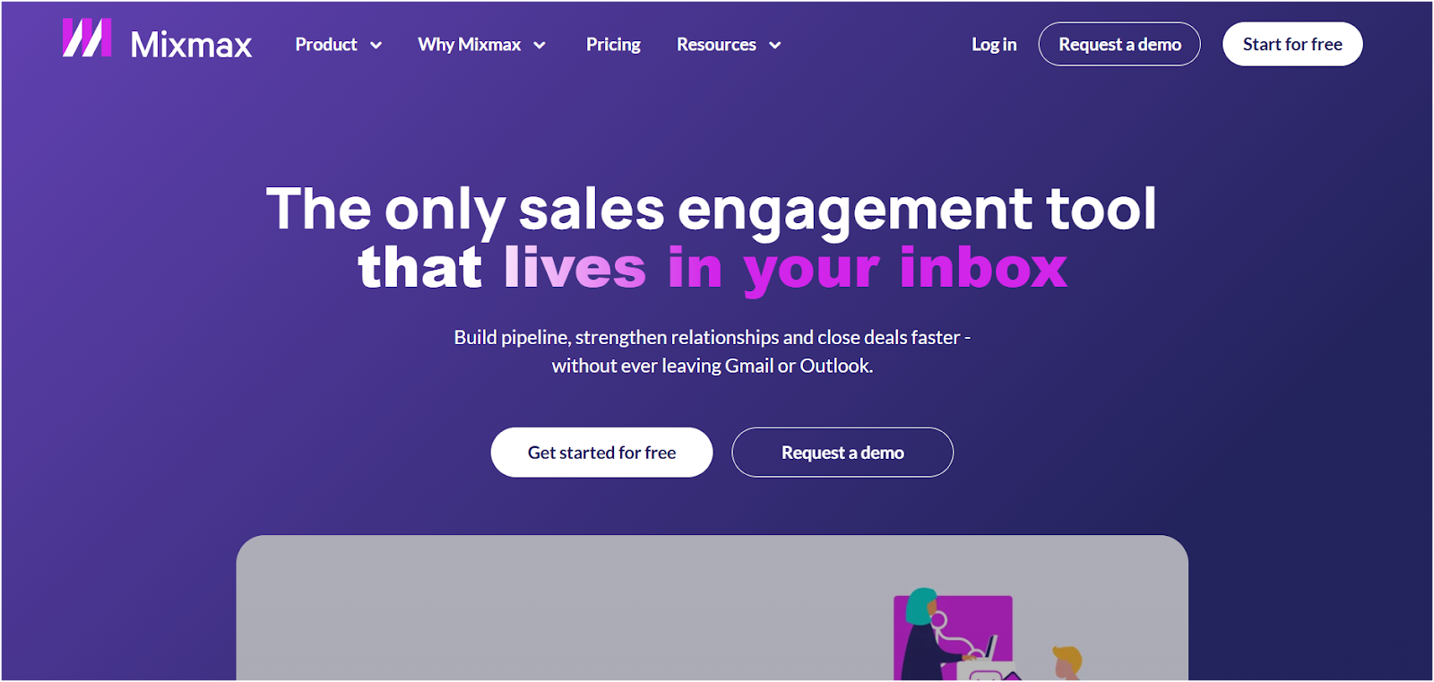 Mixmax Homepage