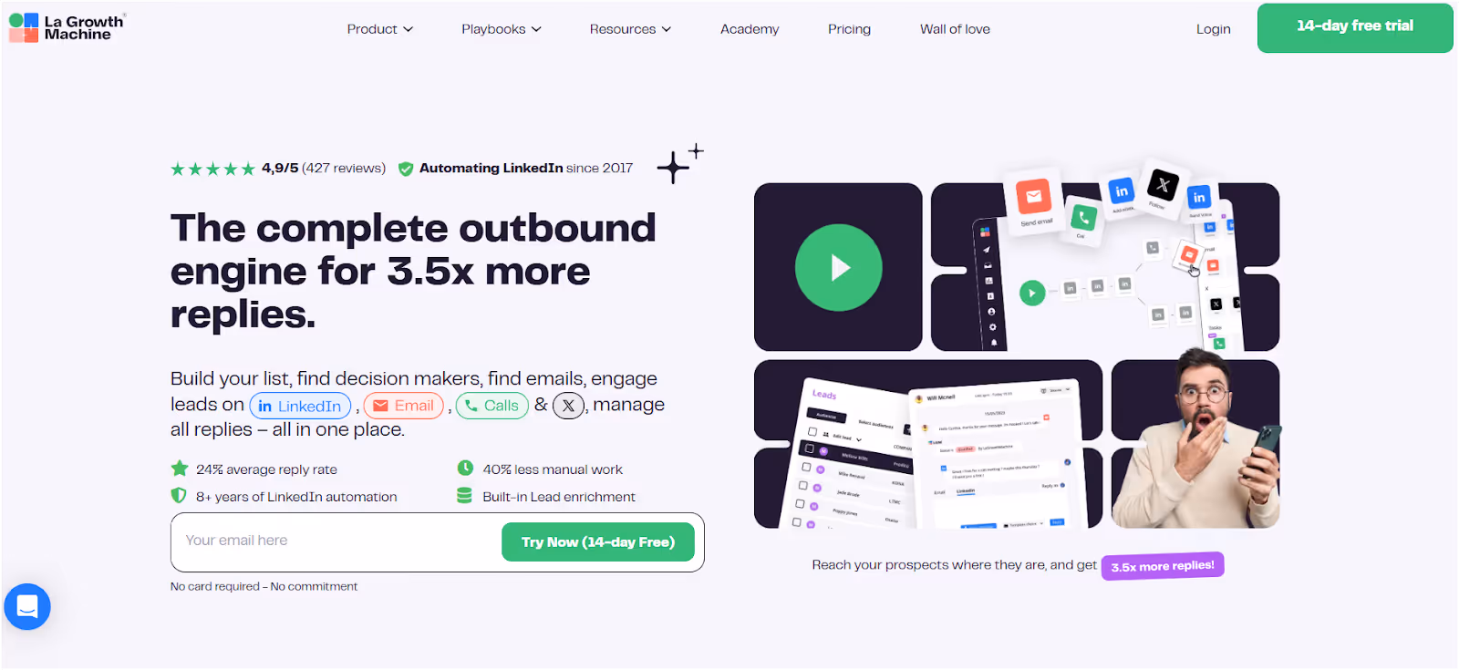 La Growth Machine Homepage
