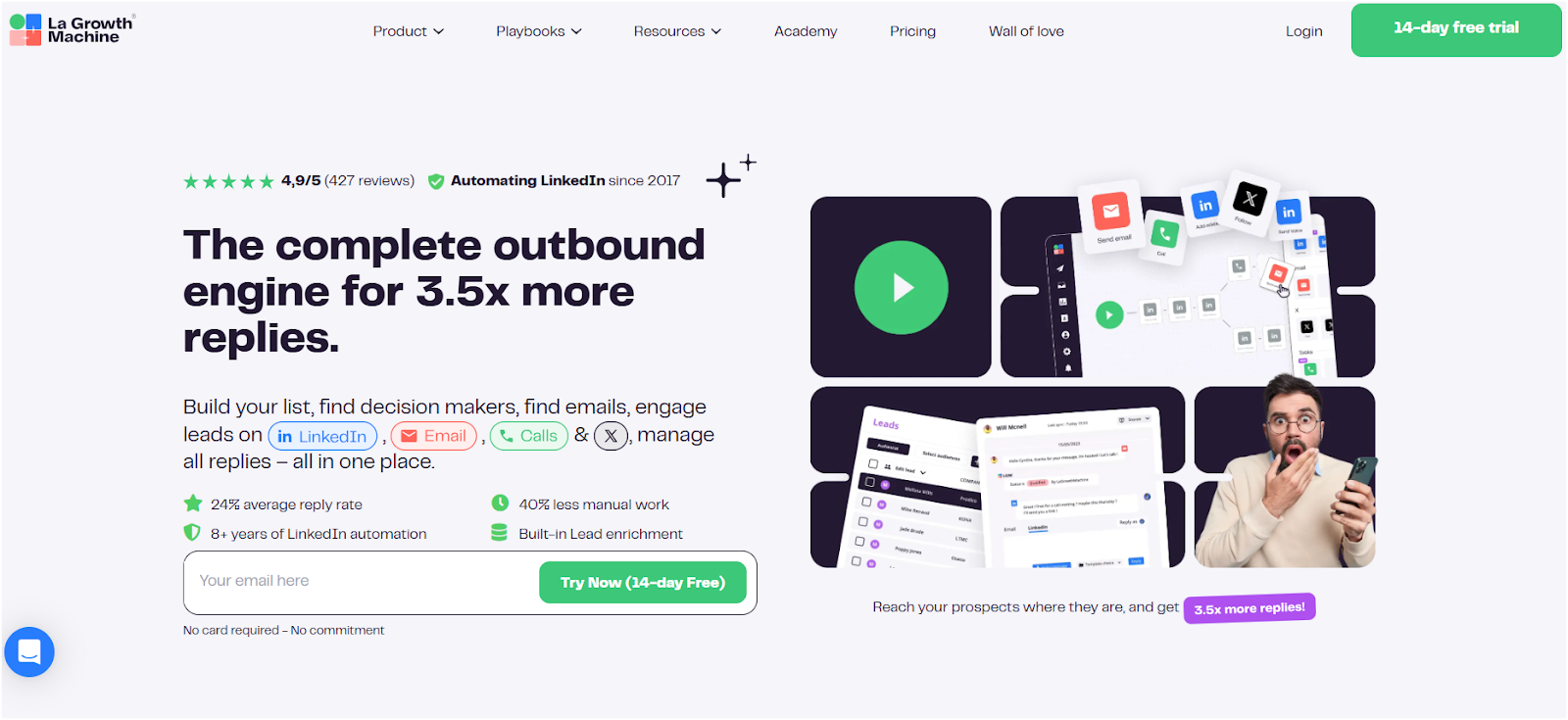 La Growth Machine Homepage
