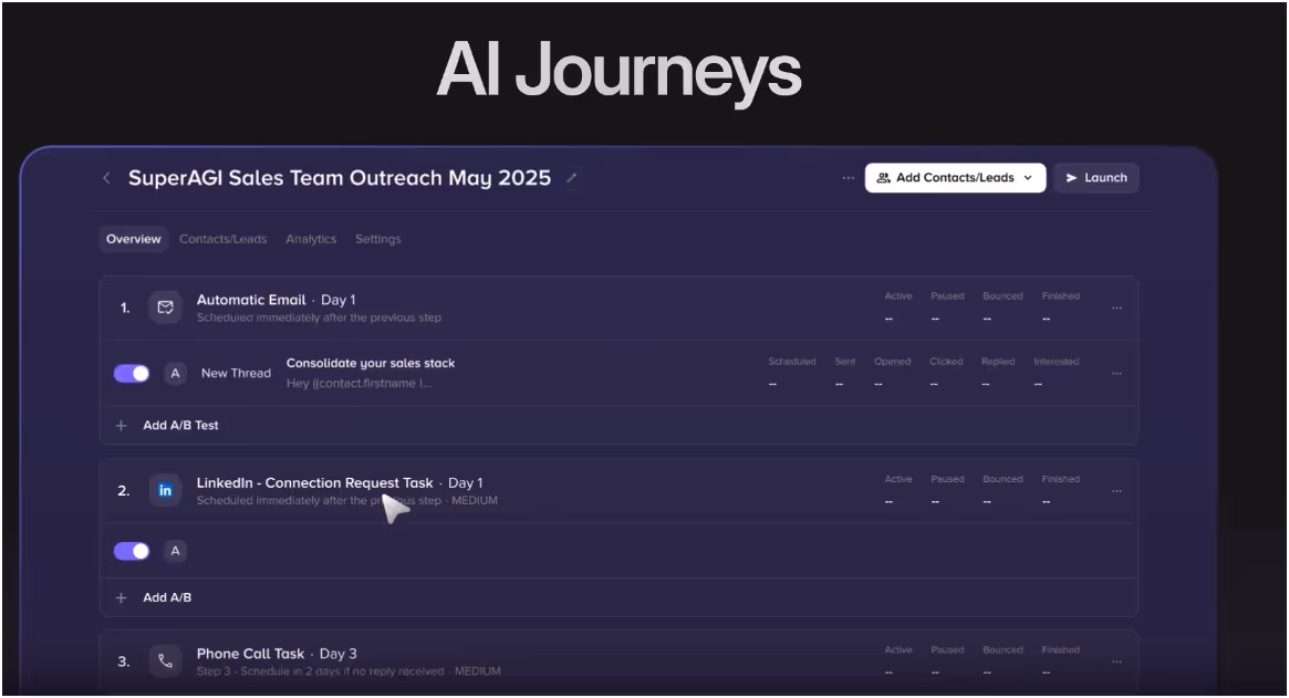 SuperAGI AI Features