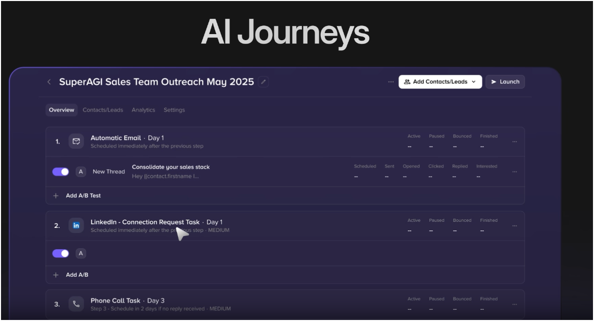 SuperAGI AI Features