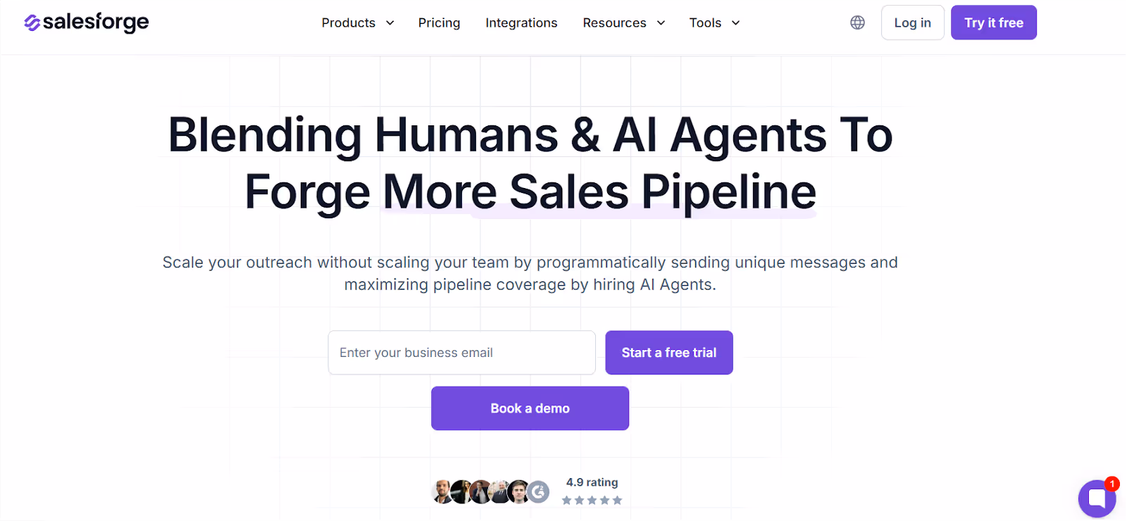 Salesforge Homepage
