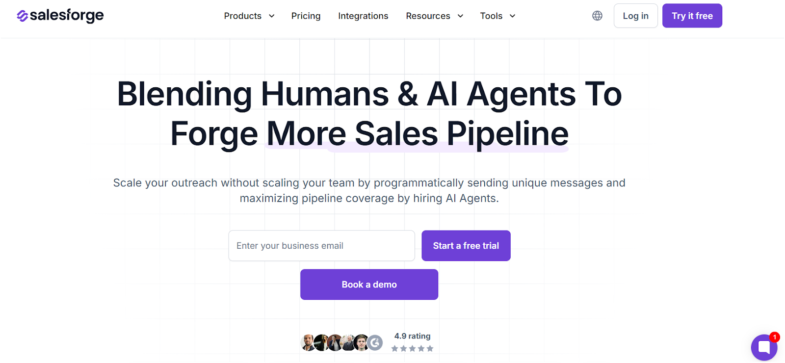 Salesforge Homepage