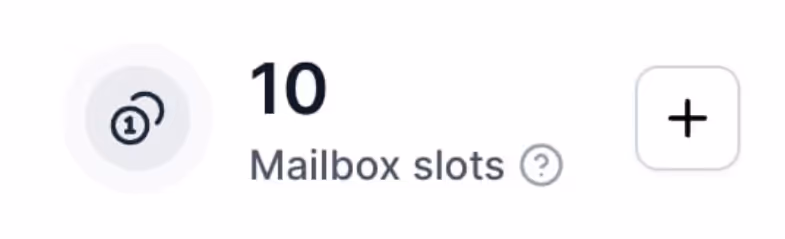 Mailbox slots in Mailforge