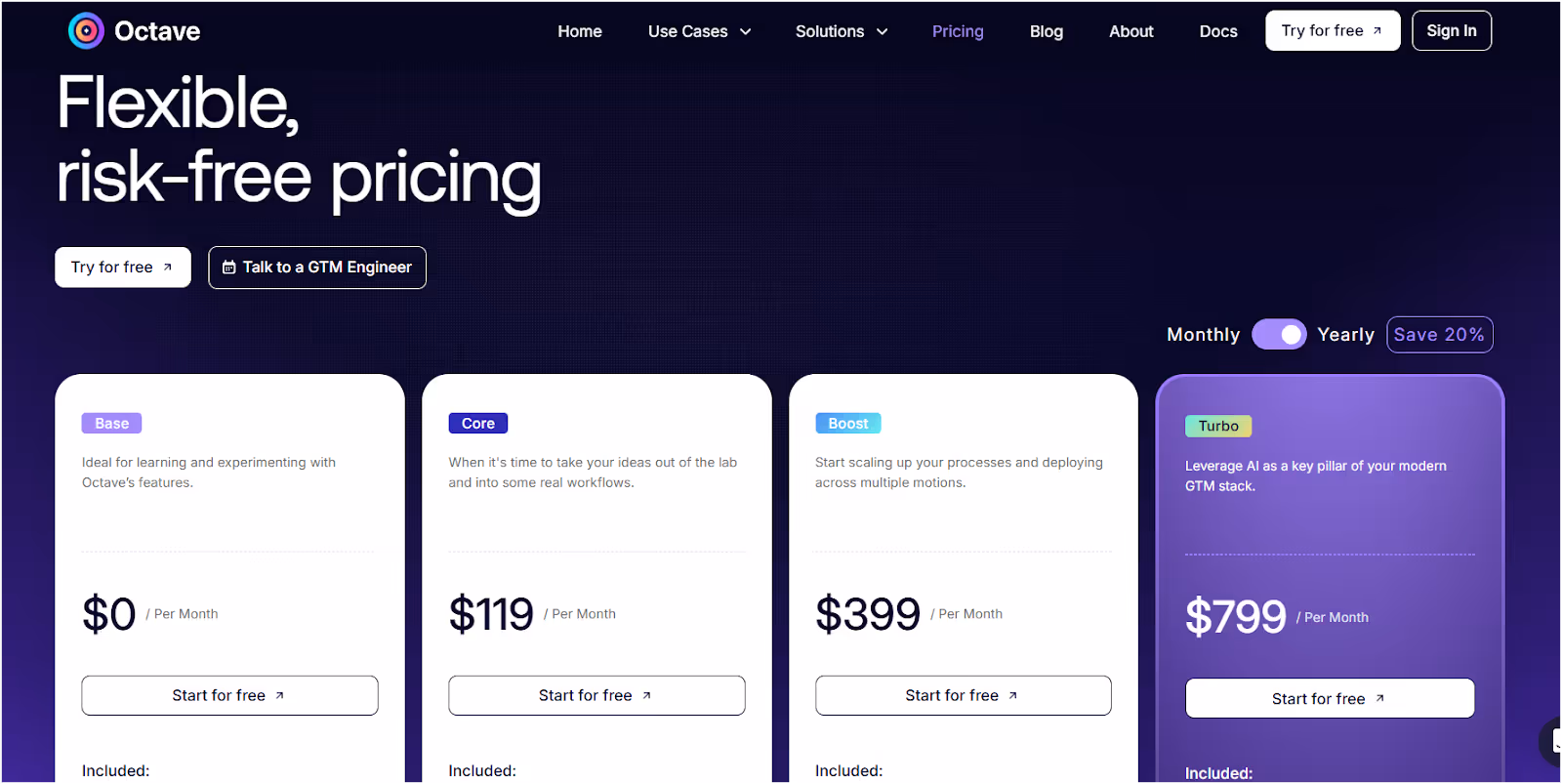 octave HQ Pricing