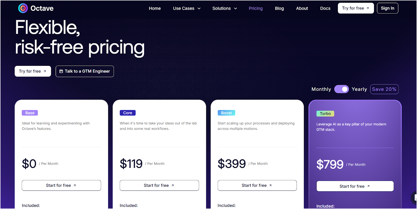octave HQ Pricing