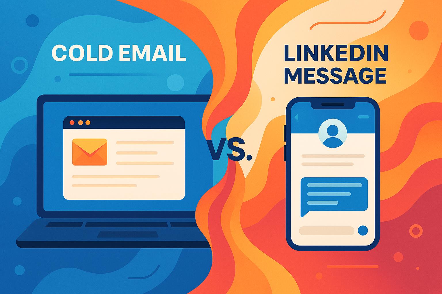 Cold Email vs. LinkedIn Message: Which Works Better In 2025?