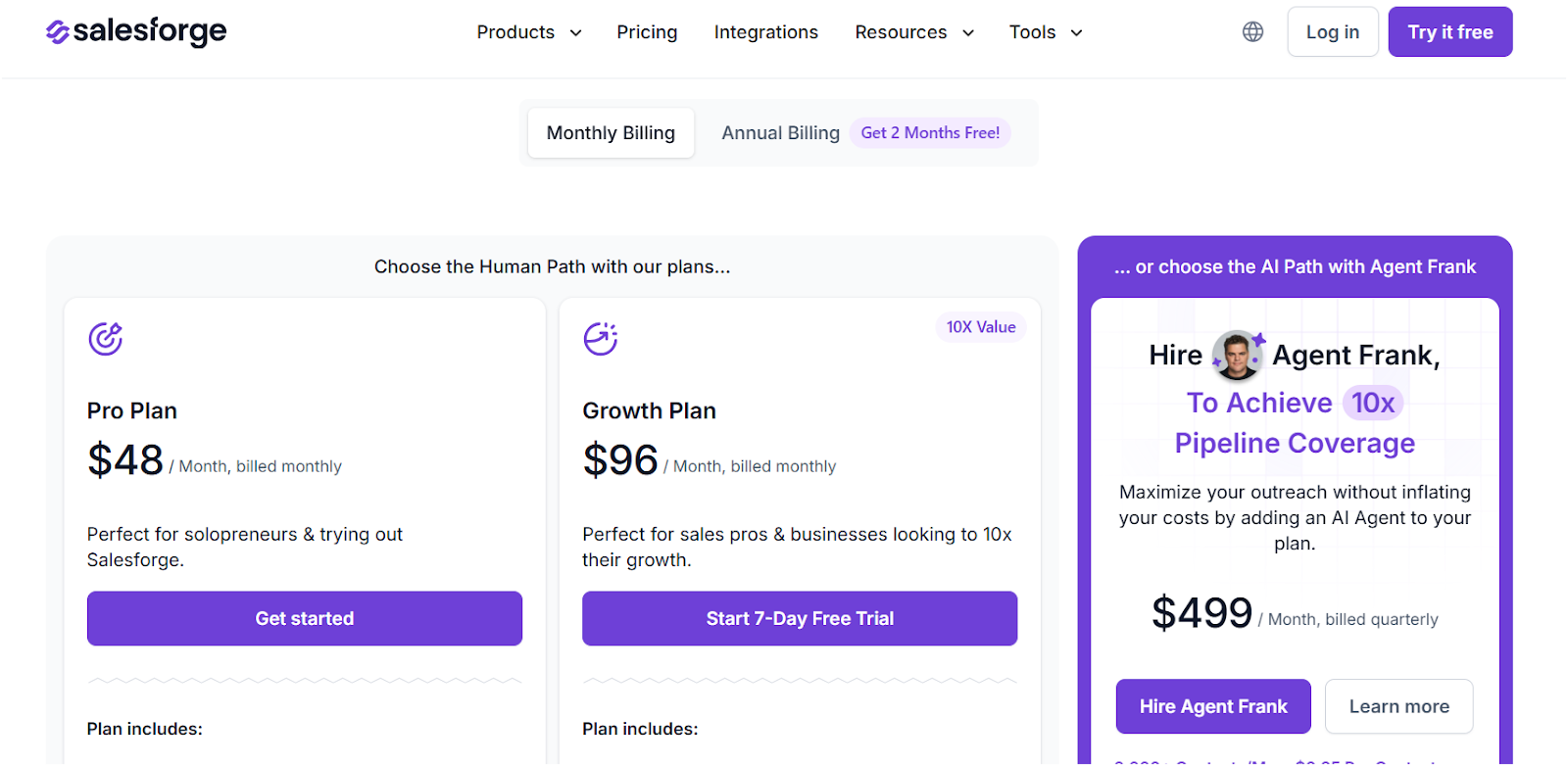 Salesforge Pricing