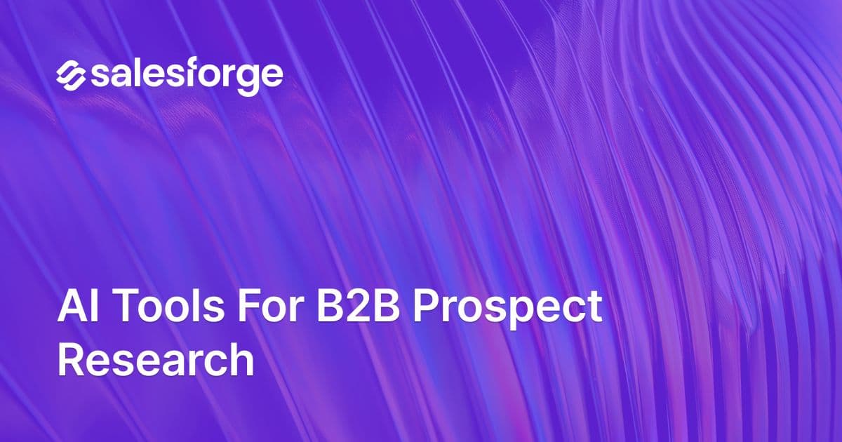 AI Tools for B2B Prospect Research