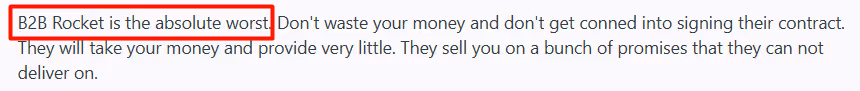 B2B Rocket AI reddit review