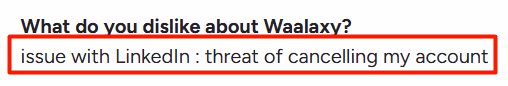 Waalaxy G2 reviews