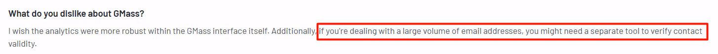 GMass reviews on G2