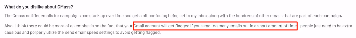 GMass reviews on G2