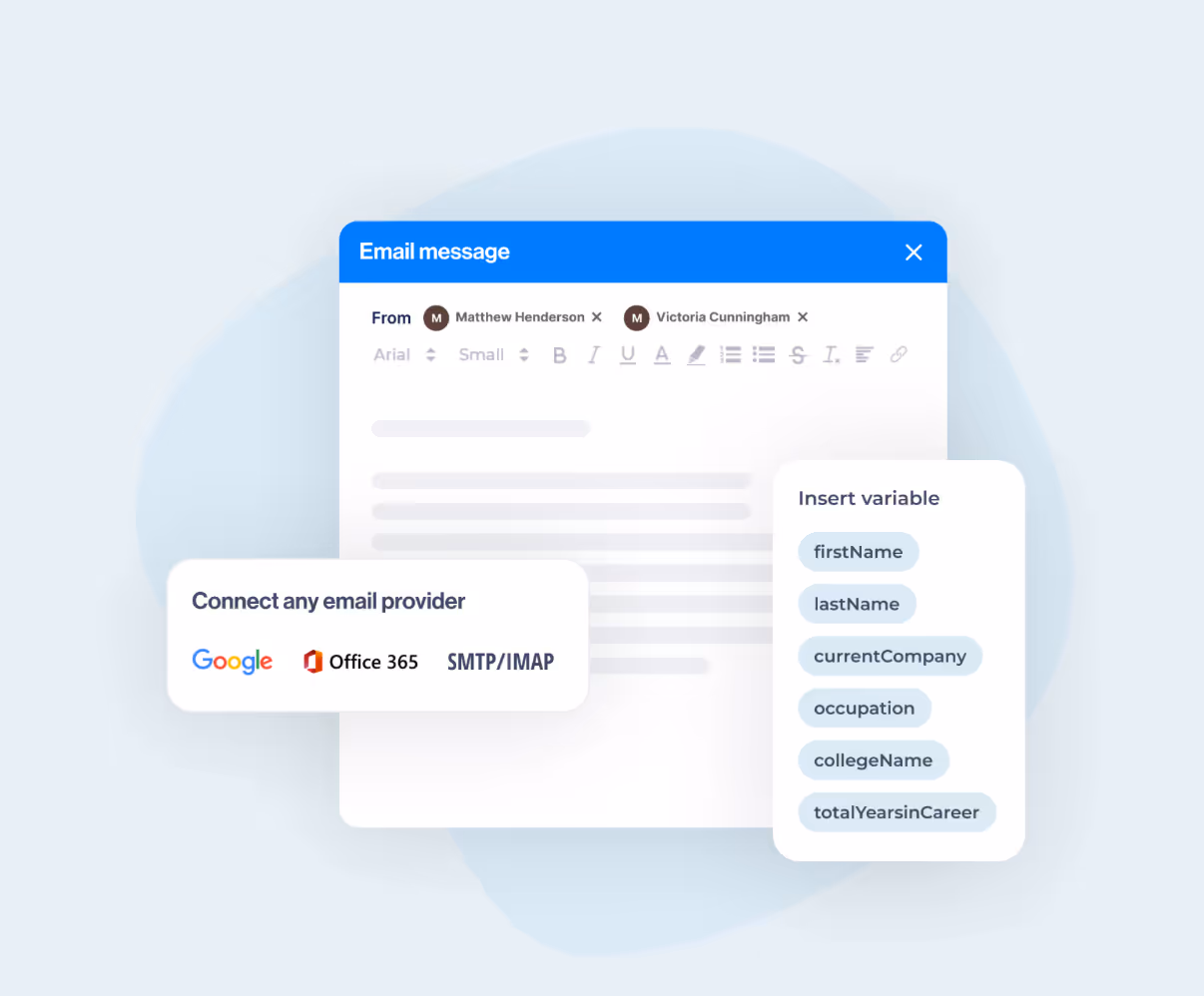 Email discovery and verification in skylead