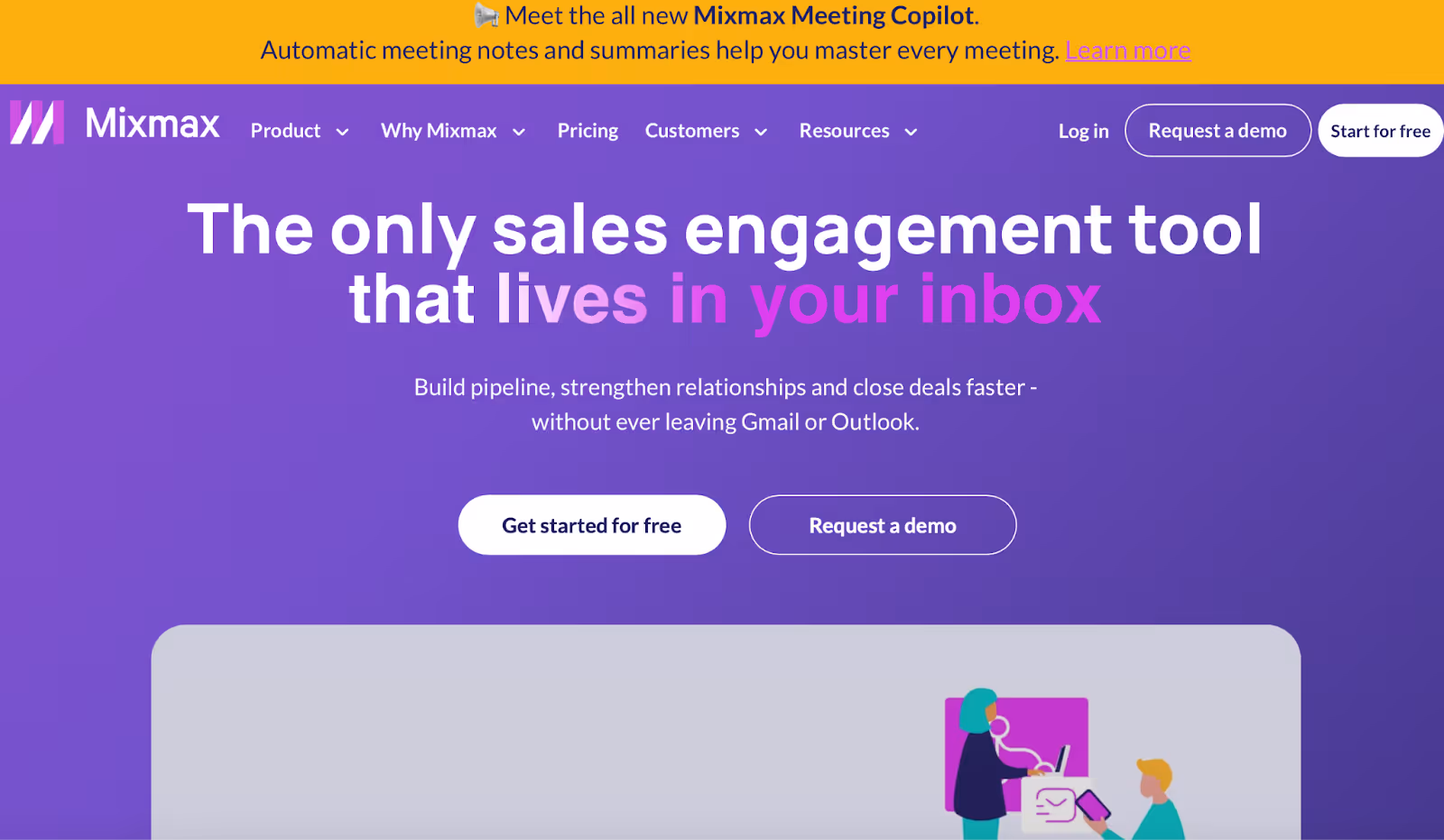 Mixmax Homepage