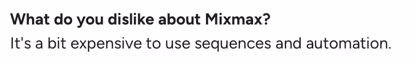 Mixmax G2 reviews