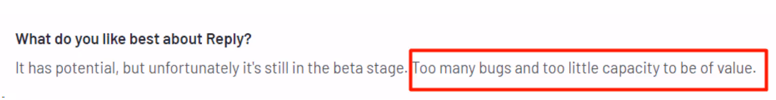 Reply.io G2 reviews