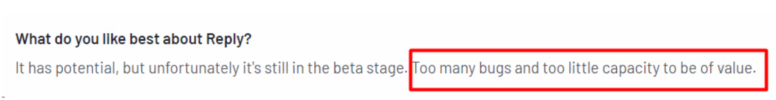 Reply.io G2 reviews