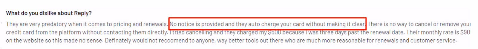 Reply.io G2 reviews